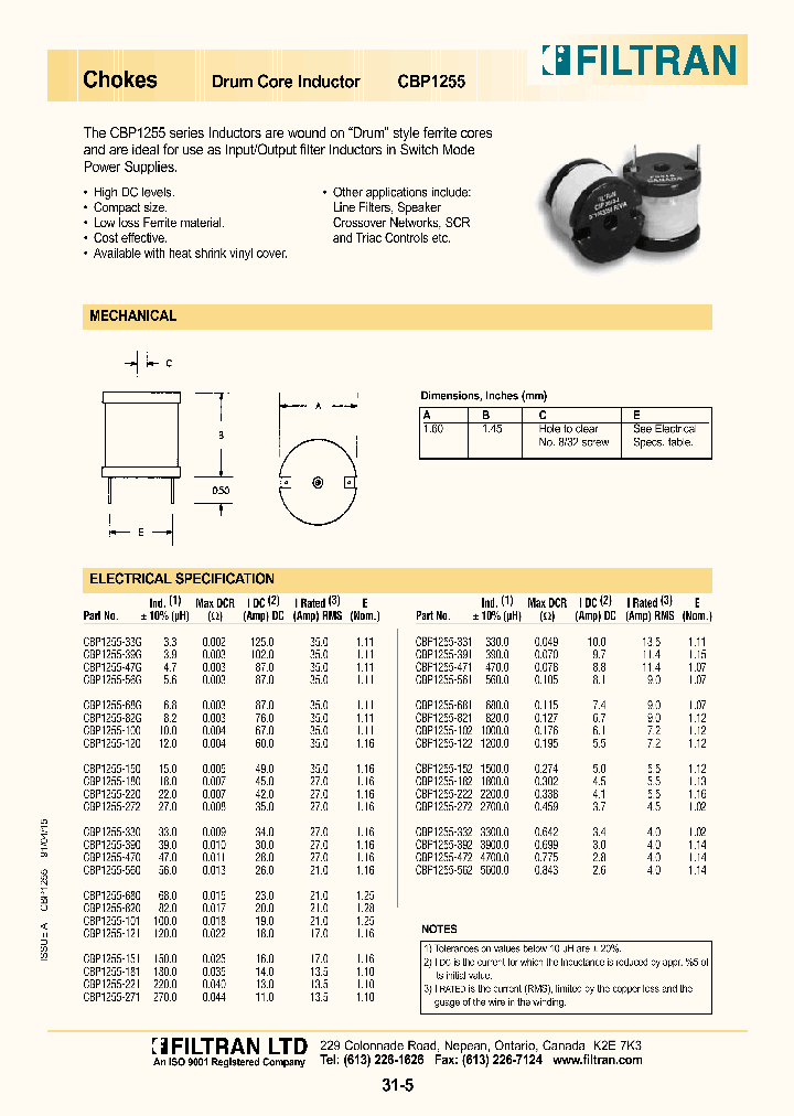 CBP1255-330_724121.PDF Datasheet