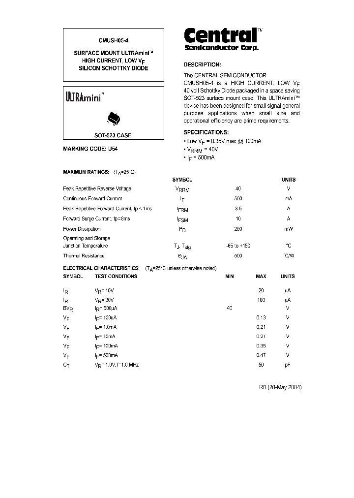 CMUSH05-4_637025.PDF Datasheet
