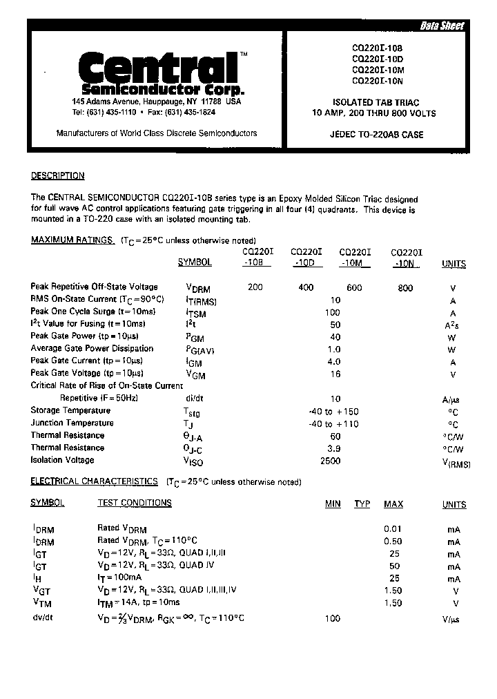 CQ220I-10D_407898.PDF Datasheet