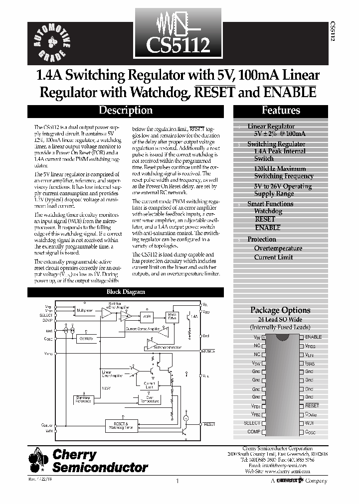 CS5112_740097.PDF Datasheet