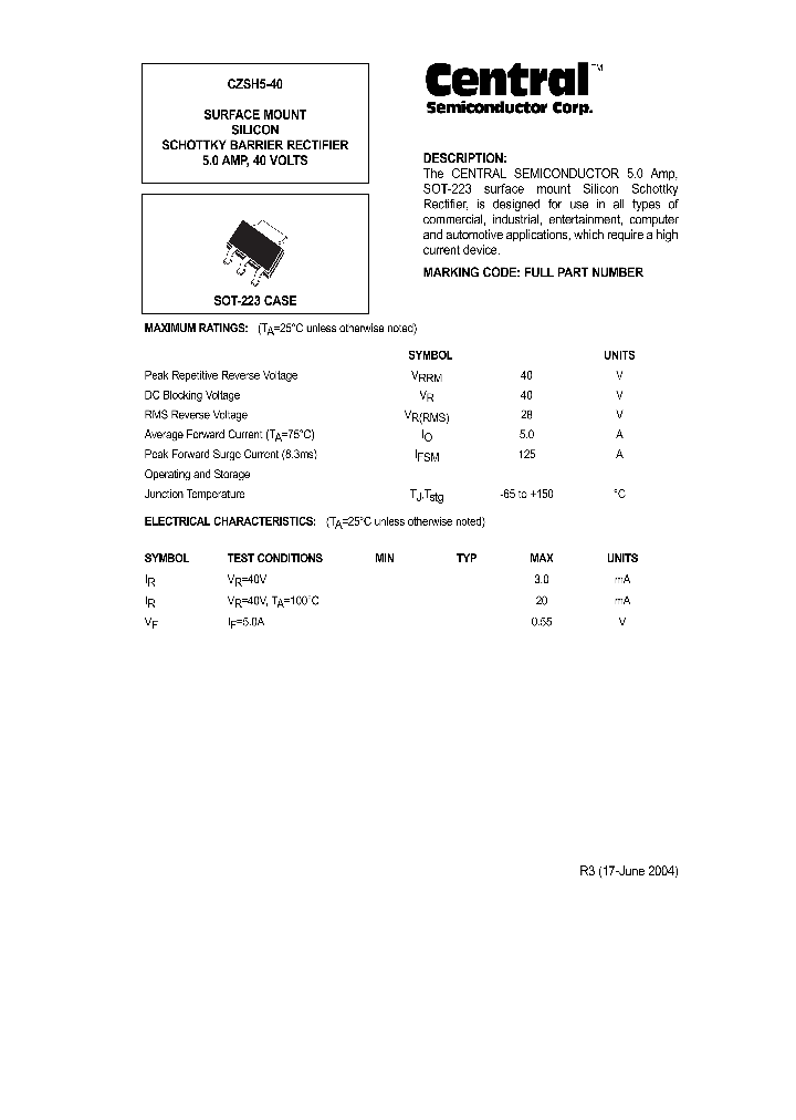 CZSH5-40_635482.PDF Datasheet