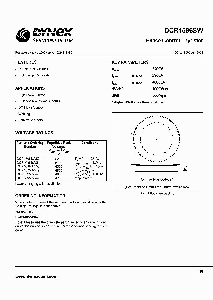 DCR1595SW50_76802.PDF Datasheet