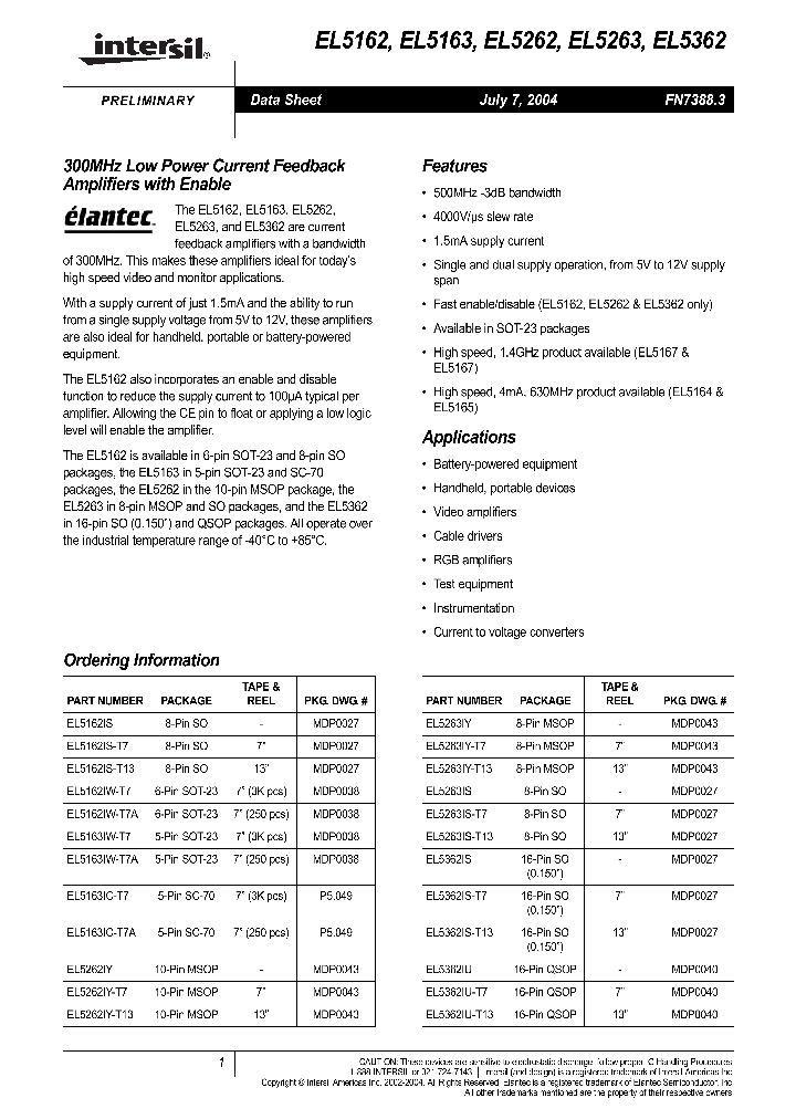 EL5263IY-T13_709935.PDF Datasheet