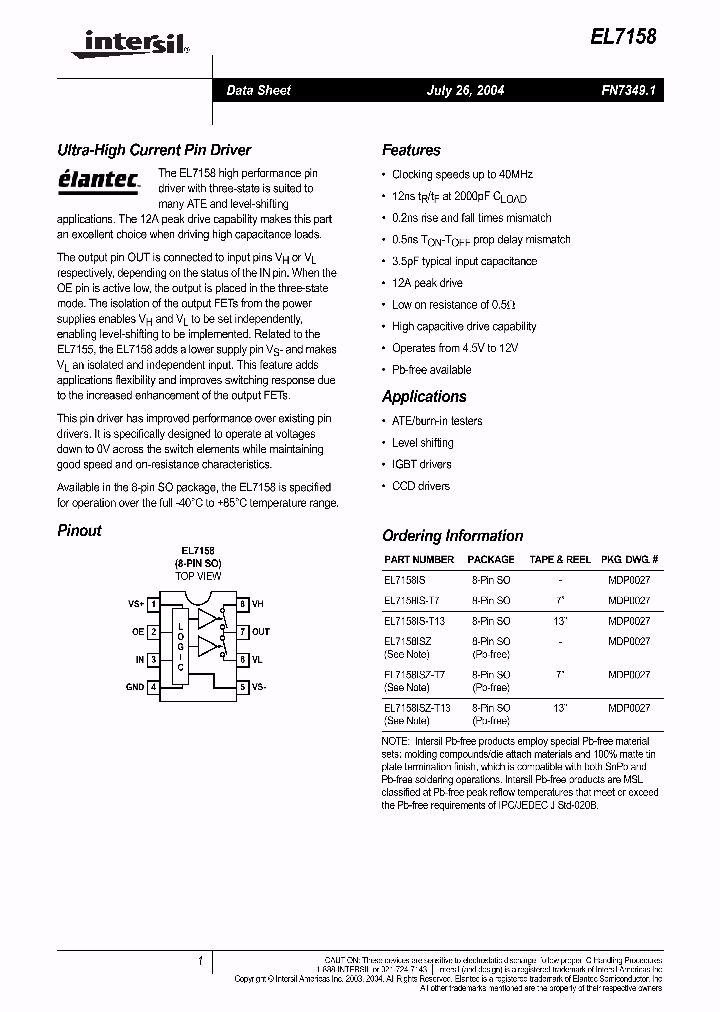 EL7158_759231.PDF Datasheet