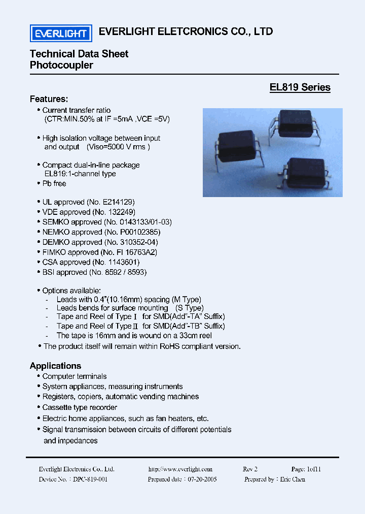EL819_649824.PDF Datasheet