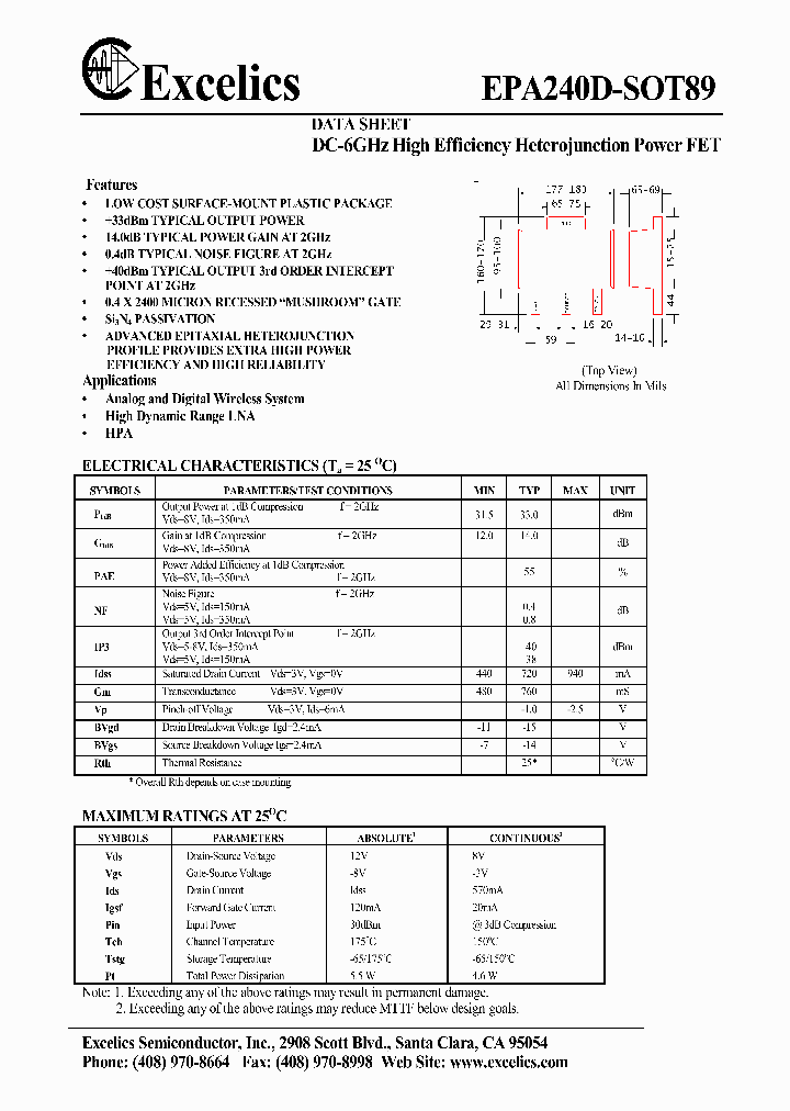 EPA240D-SOT89_331620.PDF Datasheet