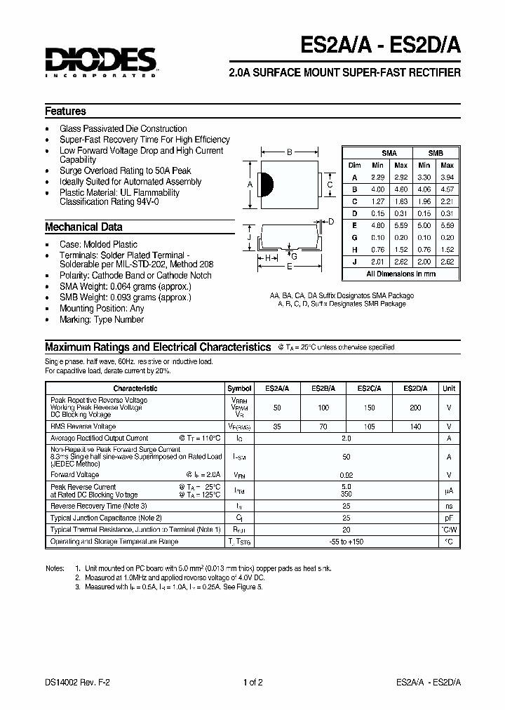 ES2DA_143442.PDF Datasheet