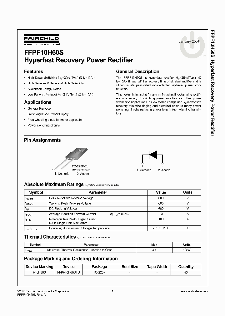 F10H60S_731289.PDF Datasheet