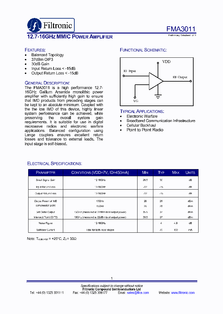 FMA3011_594691.PDF Datasheet