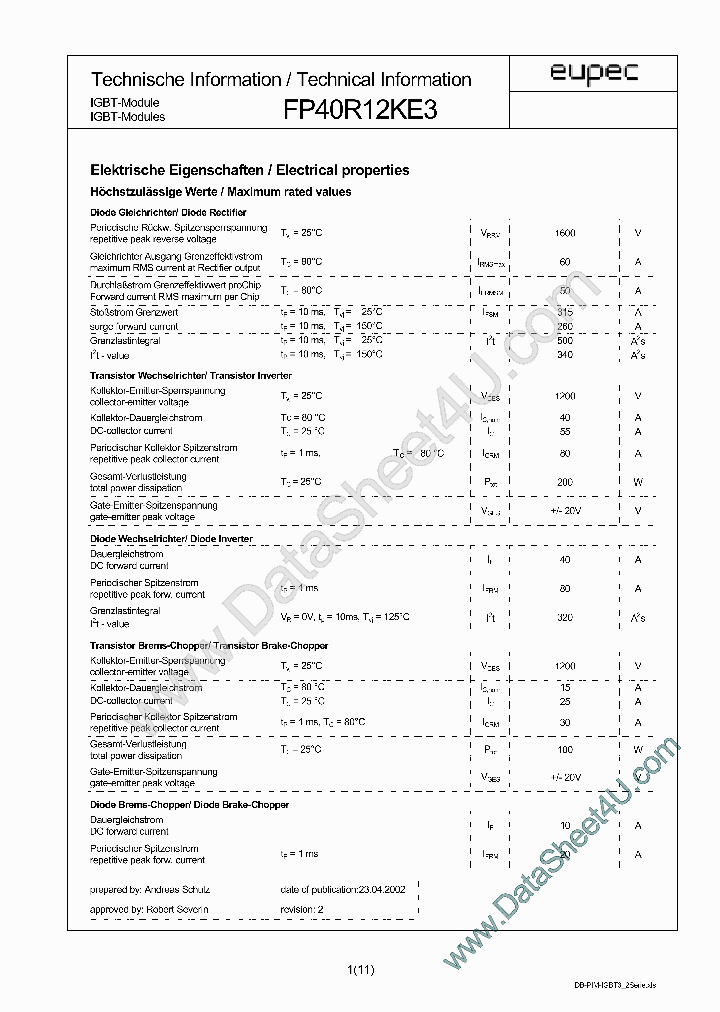 FP40R12KE3_576971.PDF Datasheet