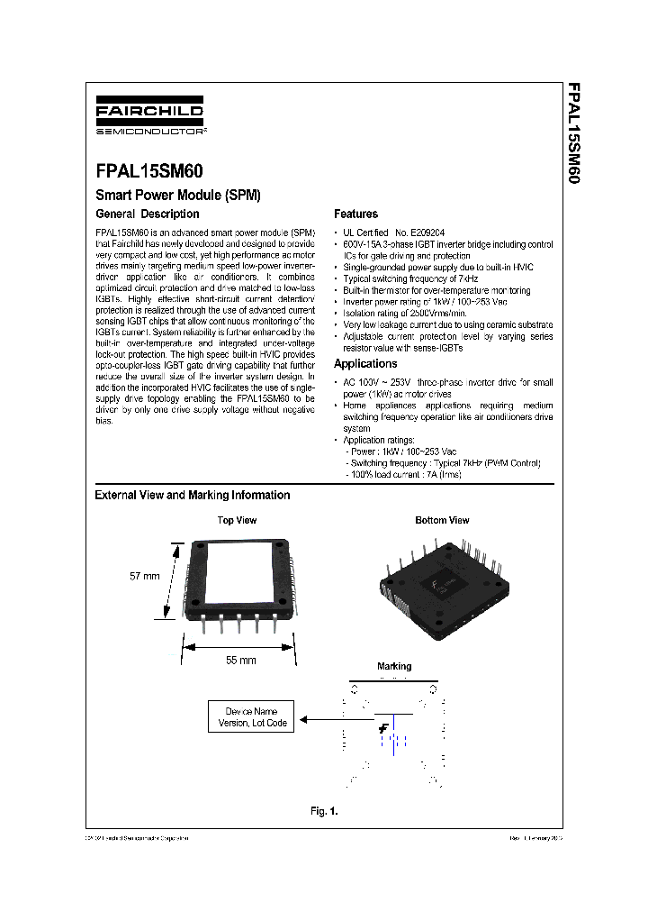FPAL15SM60_784766.PDF Datasheet