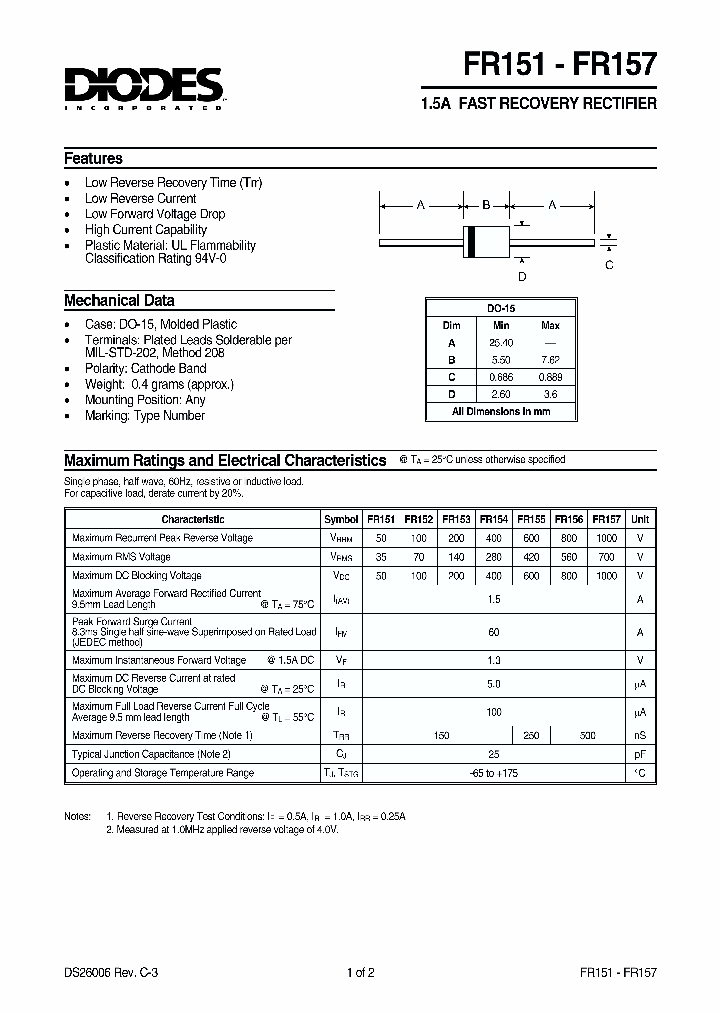 FR154_44301.PDF Datasheet