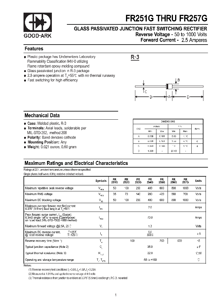 FR257G_187738.PDF Datasheet