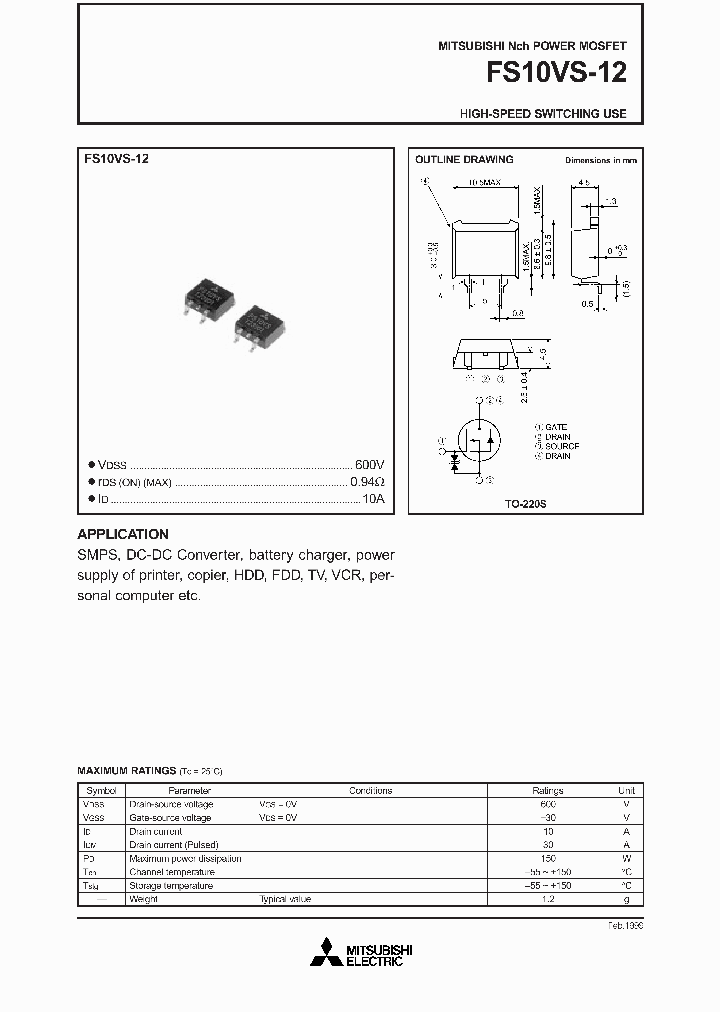 FS10VS-12_775859.PDF Datasheet