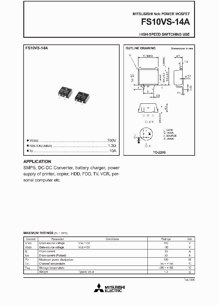 FS10VS-14A_775832.PDF Datasheet