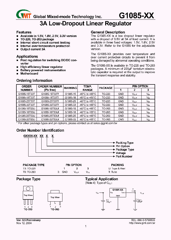 G1085-XX_616982.PDF Datasheet