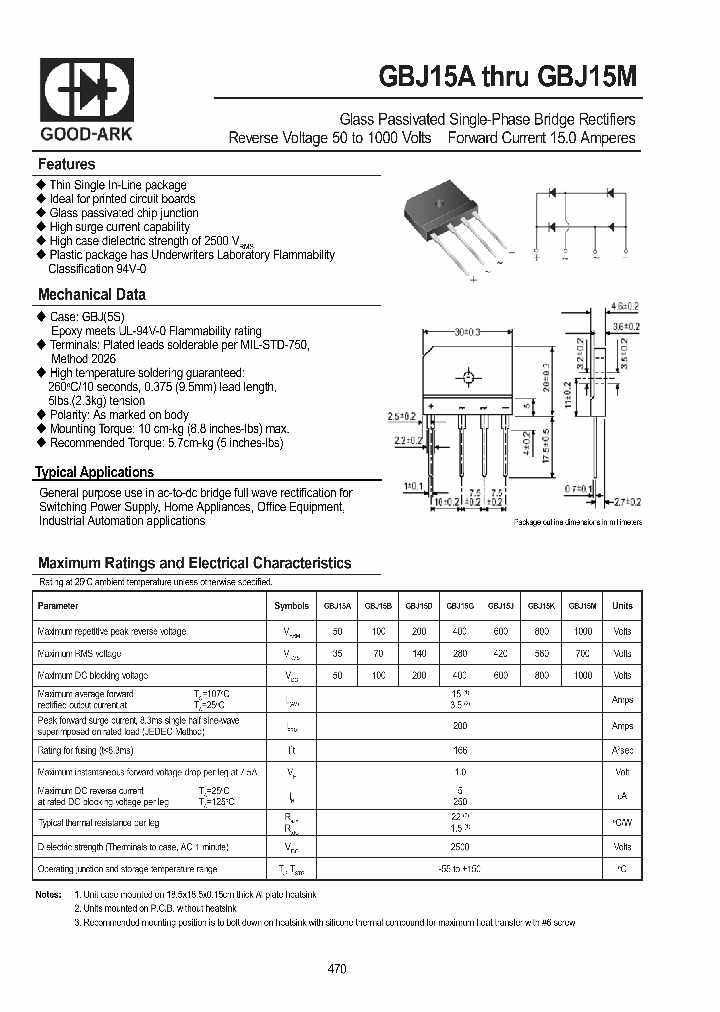 GBJ15A_627194.PDF Datasheet