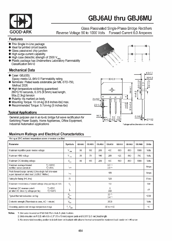 GBJ6AU_627155.PDF Datasheet