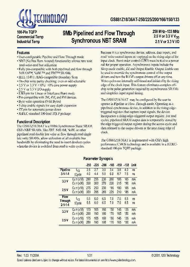 GS881Z36AT-133I_574212.PDF Datasheet