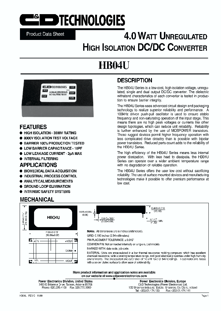 HB04U05S05_156491.PDF Datasheet