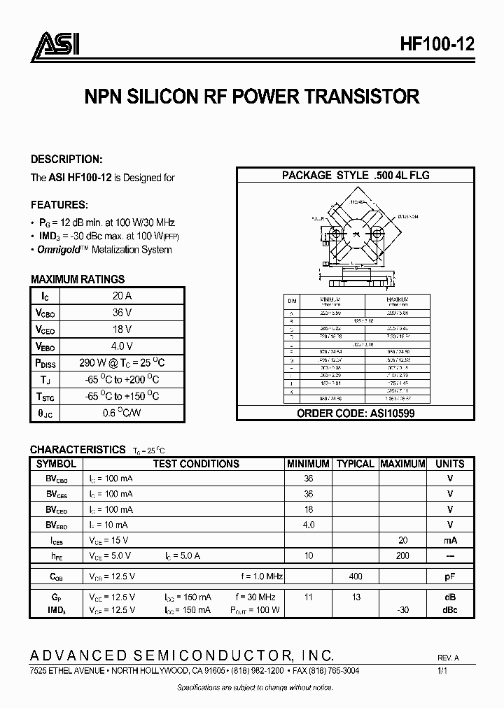 ASI10599_132421.PDF Datasheet