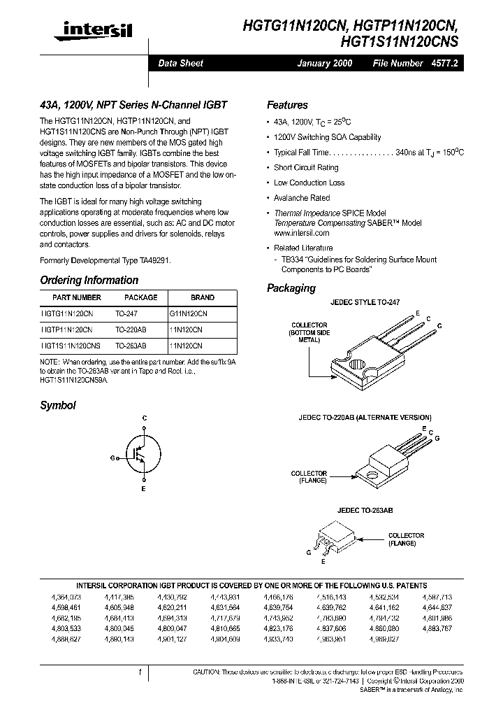 HGT1S11N12_304946.PDF Datasheet