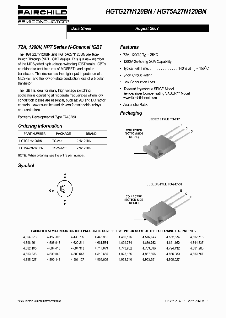 HGT5A27N120BN_741307.PDF Datasheet