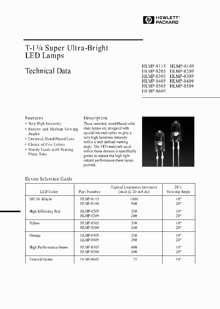 HLMP8509_581507.PDF Datasheet