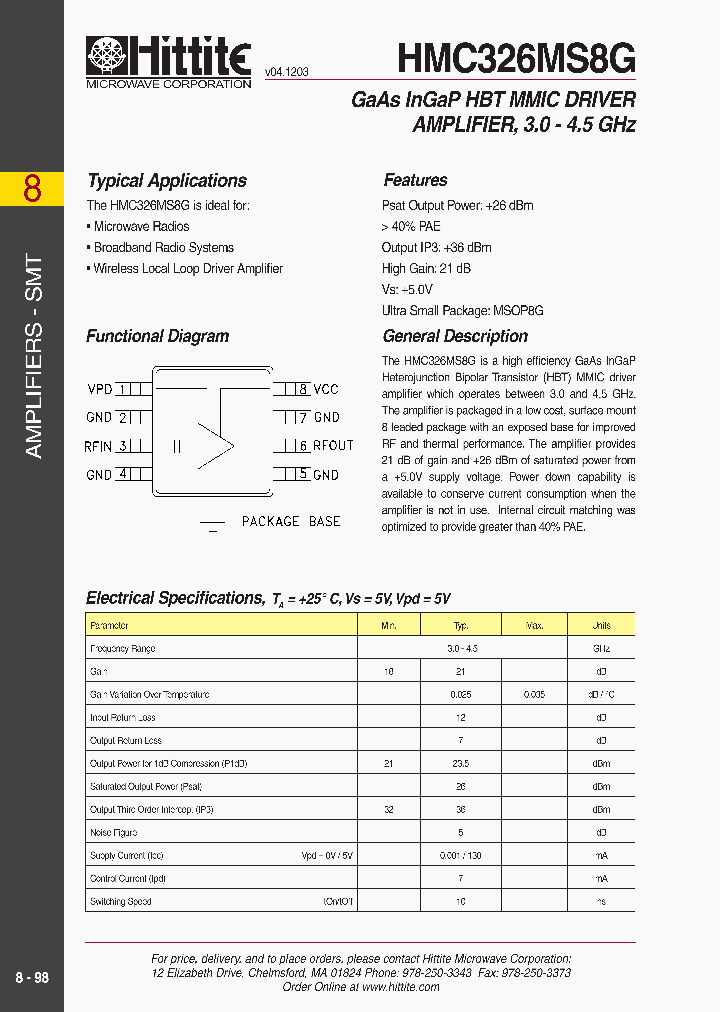 HMC326MS8G_763028.PDF Datasheet