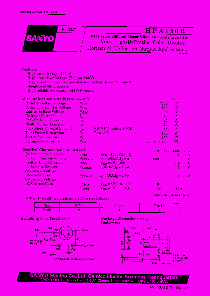 HPA150R_779369.PDF Datasheet