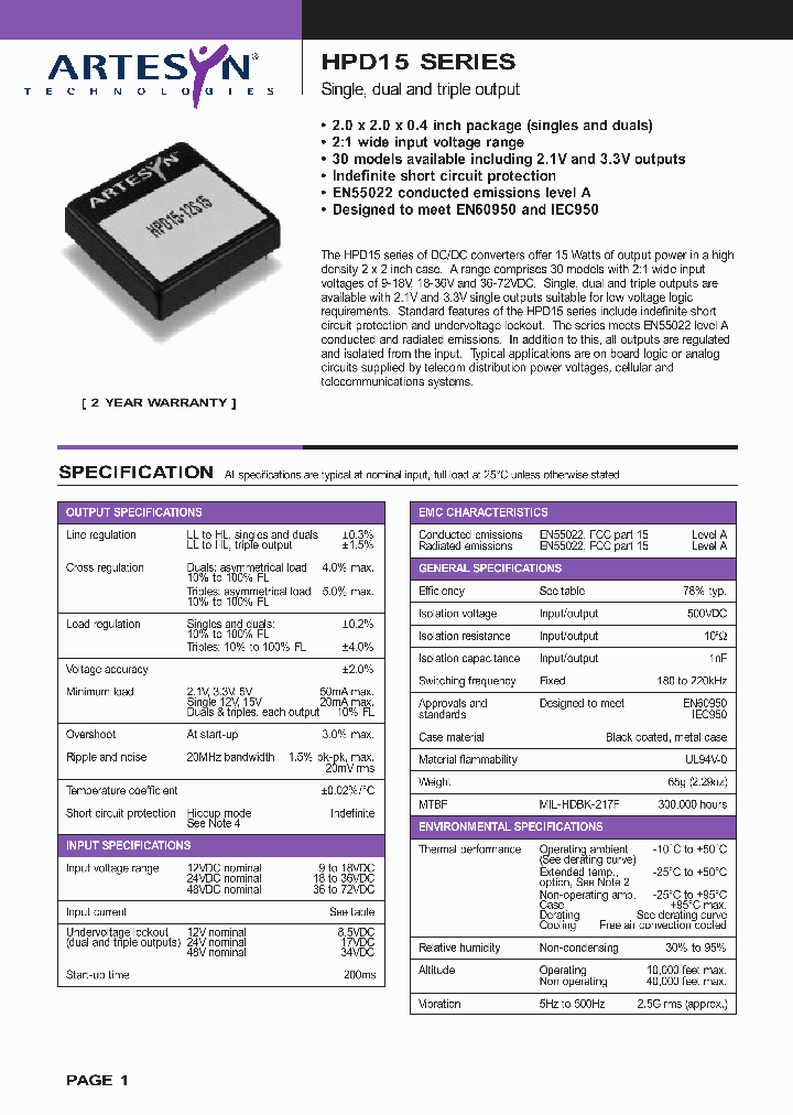 HPD15-48D12_395089.PDF Datasheet