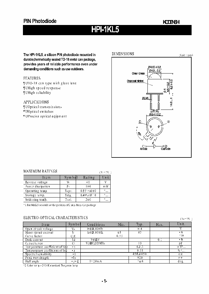 HPI-1KL5_573959.PDF Datasheet
