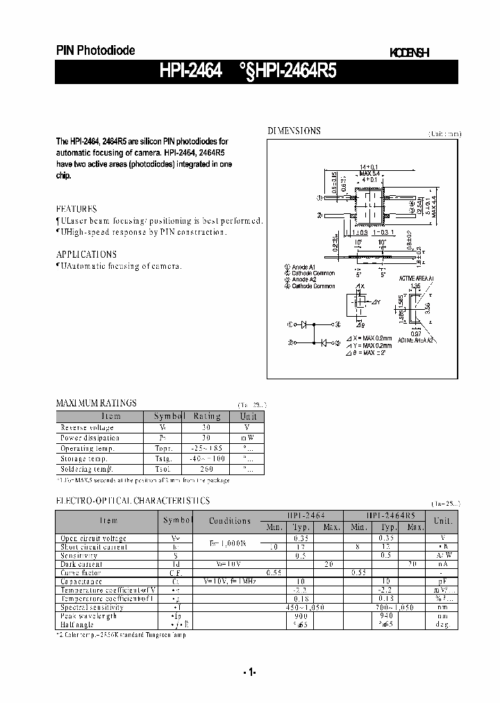 HPI-2464R5_573963.PDF Datasheet