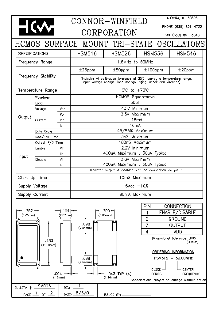 HSM516_656965.PDF Datasheet