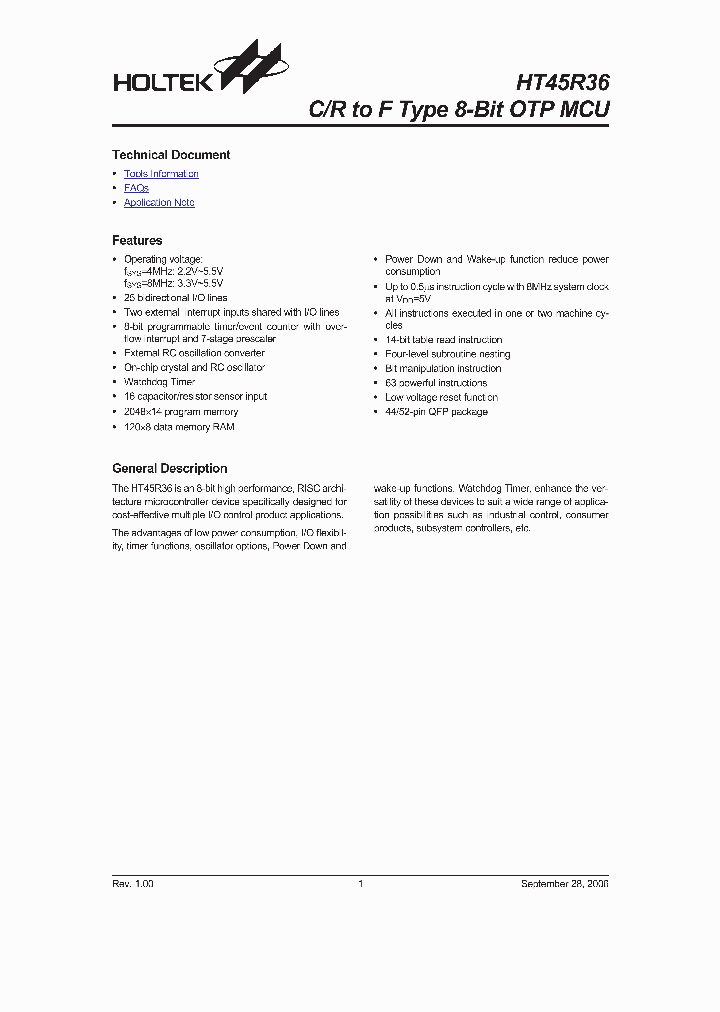 HT45R36_589425.PDF Datasheet