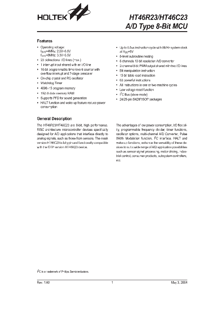 HT46C23_579780.PDF Datasheet