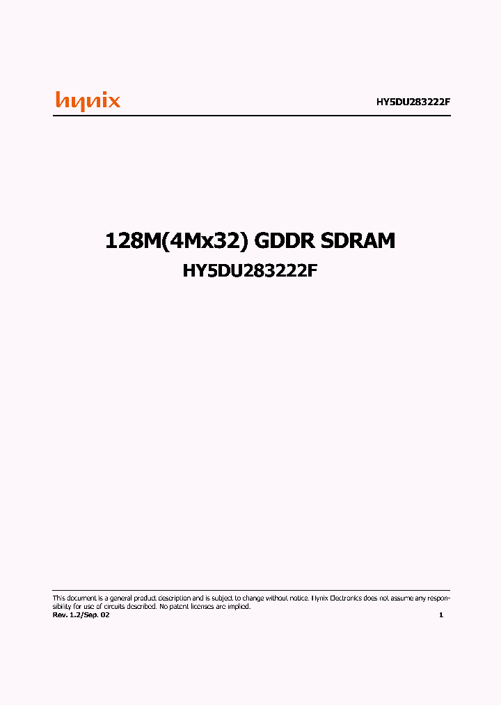 HY5DU283222F_584104.PDF Datasheet