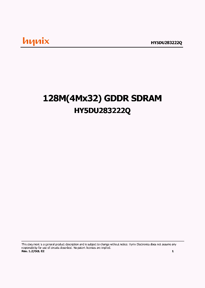 HY5DU283222Q_584111.PDF Datasheet