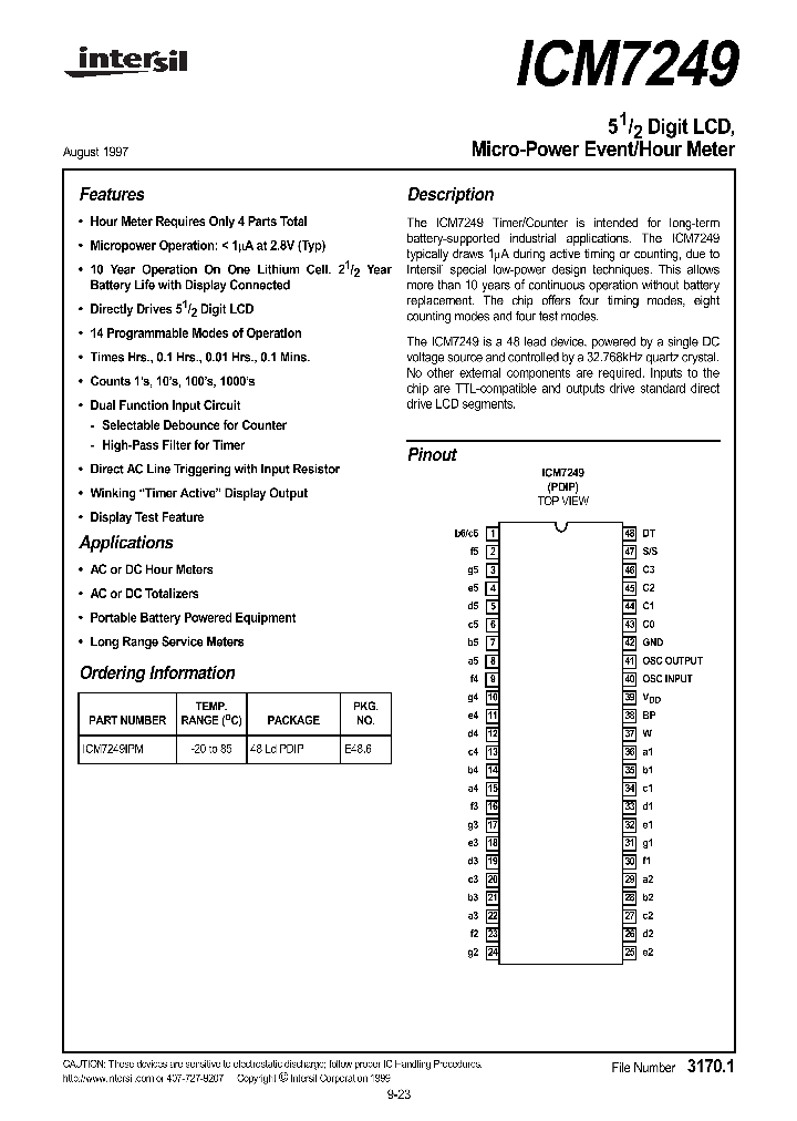 ICM7249IPM_729913.PDF Datasheet