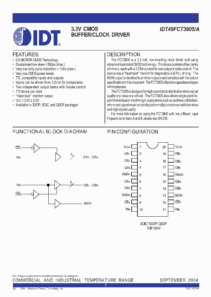 IDT49FCT3805_566388.PDF Datasheet