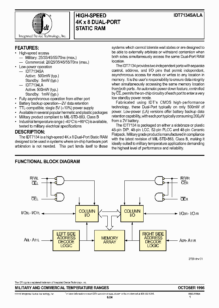 IDT7134LA70P_175575.PDF Datasheet