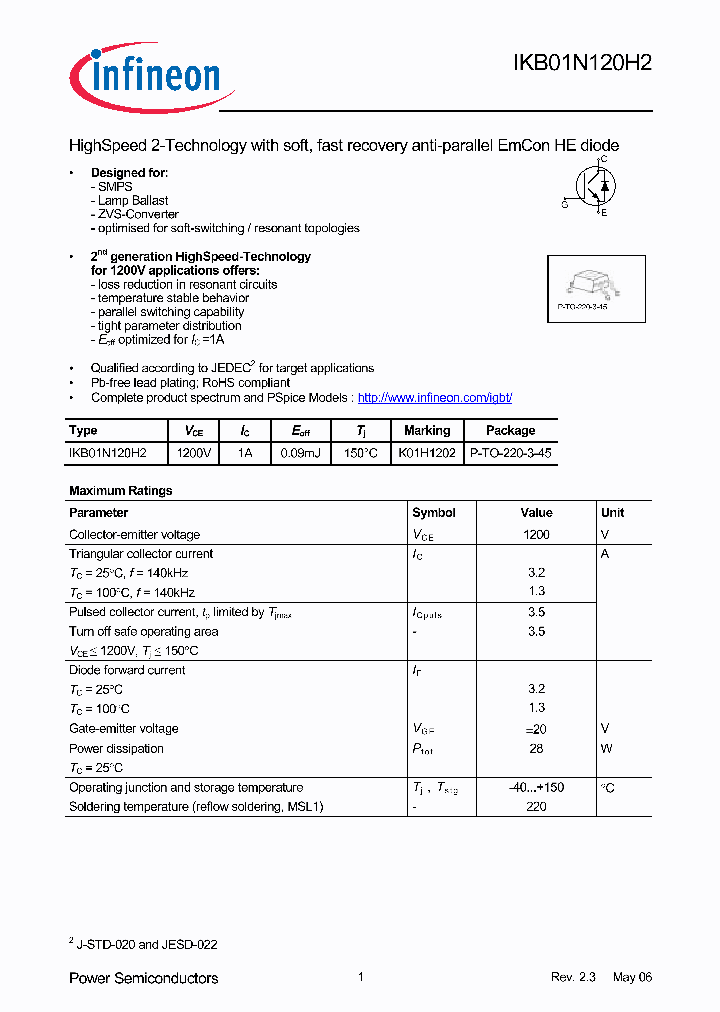 IKB01N120H2_655523.PDF Datasheet