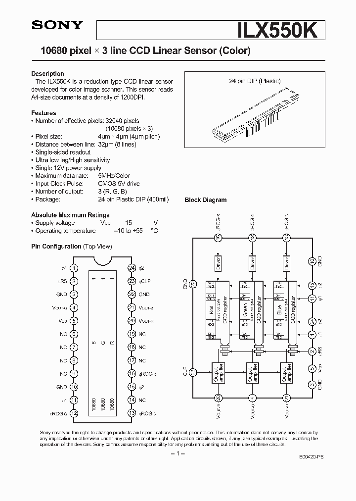 ILX550K_737875.PDF Datasheet