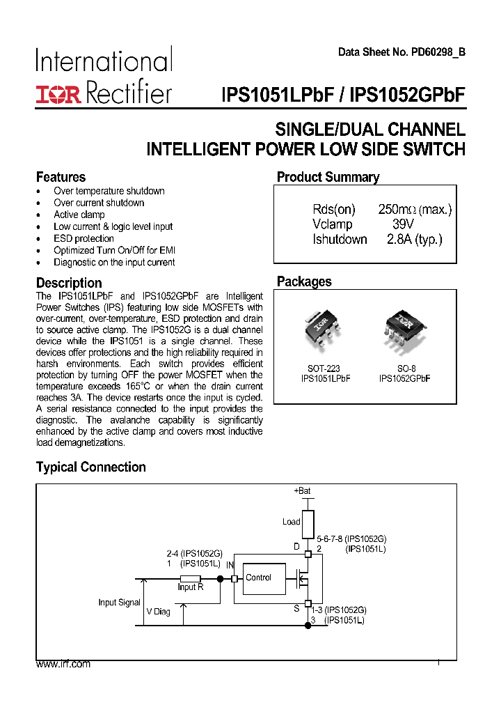 IPS1051LPBF_585202.PDF Datasheet