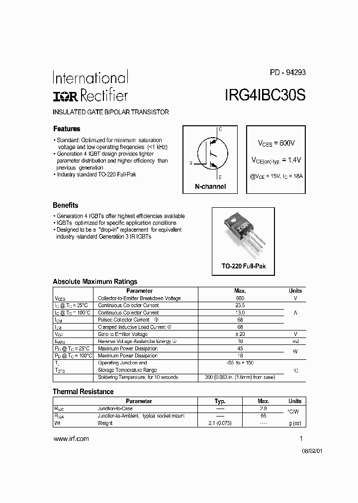 IRG4IBC30S_605168.PDF Datasheet