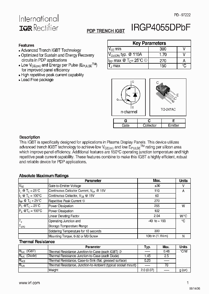 IRGP4055DPBF_470646.PDF Datasheet