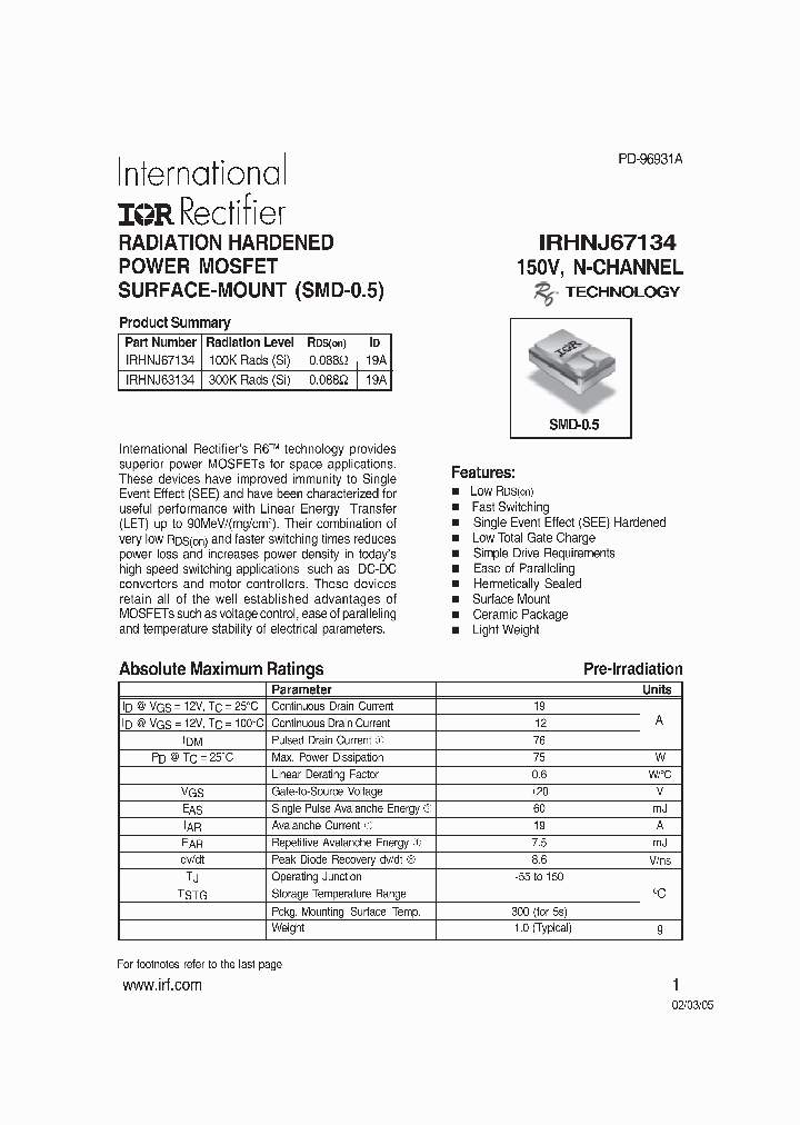 IRHNJ63134_732681.PDF Datasheet