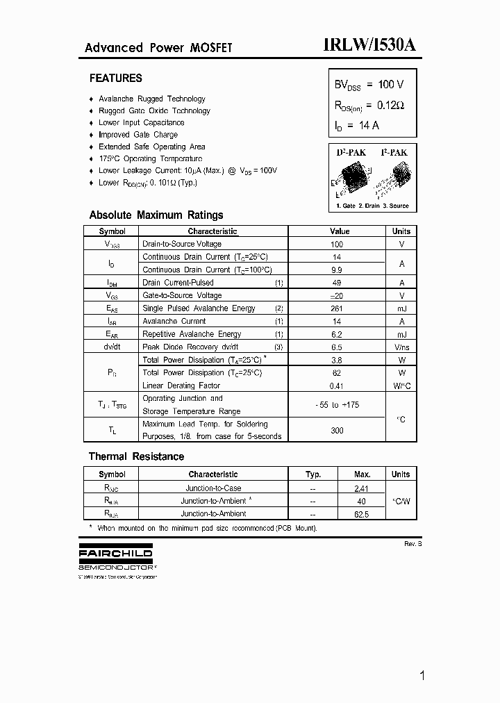 IRLW530A_53771.PDF Datasheet
