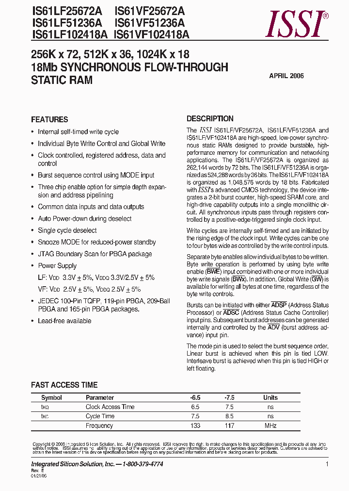 IS61LF102418A-65B2_466347.PDF Datasheet