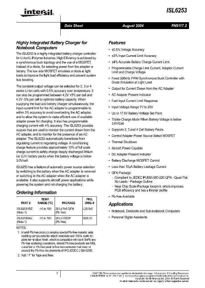 ISL6253HRZ_583946.PDF Datasheet